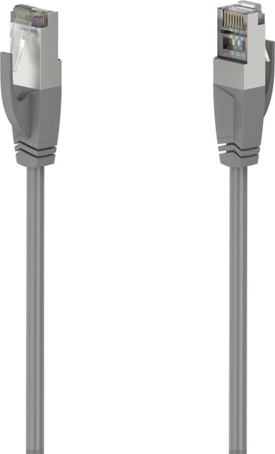 Hama Netwerkkabel CAT-5e 1 Gbit s F UTP afgeschermd 1 50 m UTP kabel Grijs