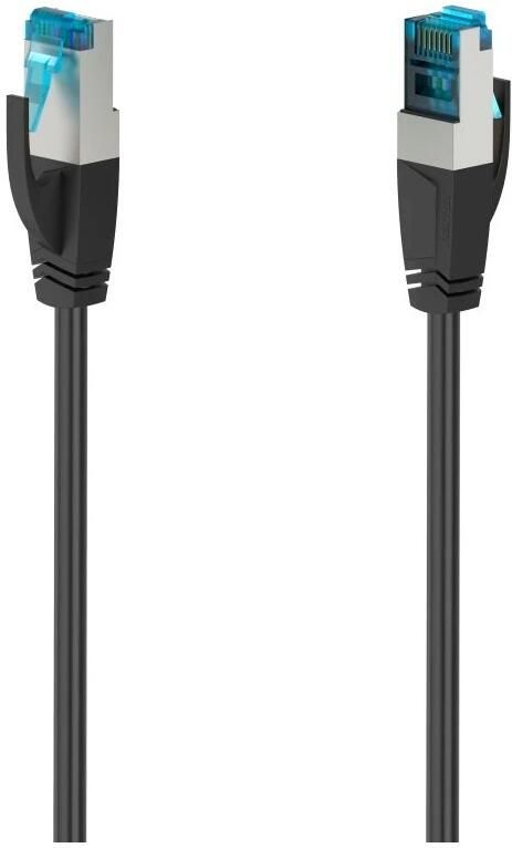 Hama NETWERKKABEL CAT-6A 10 GBIT S FTP AFGESCHERMD 15 00 M Kabel Zwart