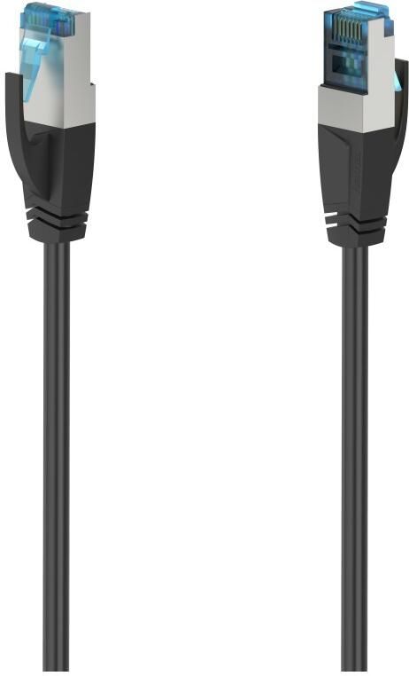 Hama NETWERKKABEL CAT-6A 10 GBIT S FTP AFGESCHERMD 10 00 M Kabel Zwart