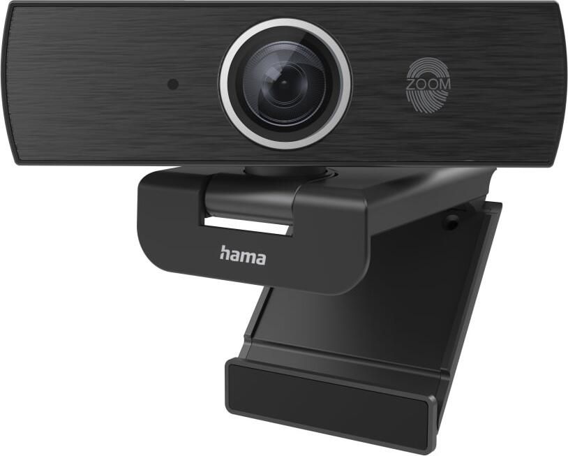 Hama Webcam Ultra HD2160p webcam met flexibele hellingshoek ruisonderdrukking extra functies: 1 4 inch-schroefdraad automatische belichtingsaanpassing