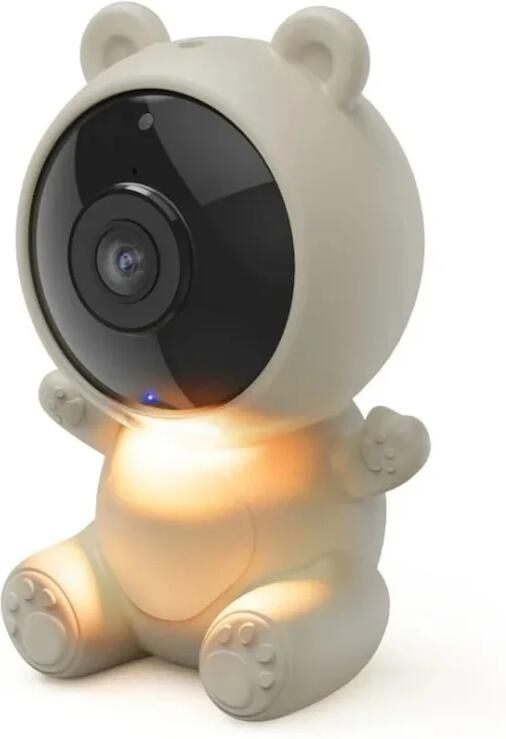 Hama Slimme bewakingscamera voor baby's WLAN app nachtlicht audio 1080p IP-camera Wit