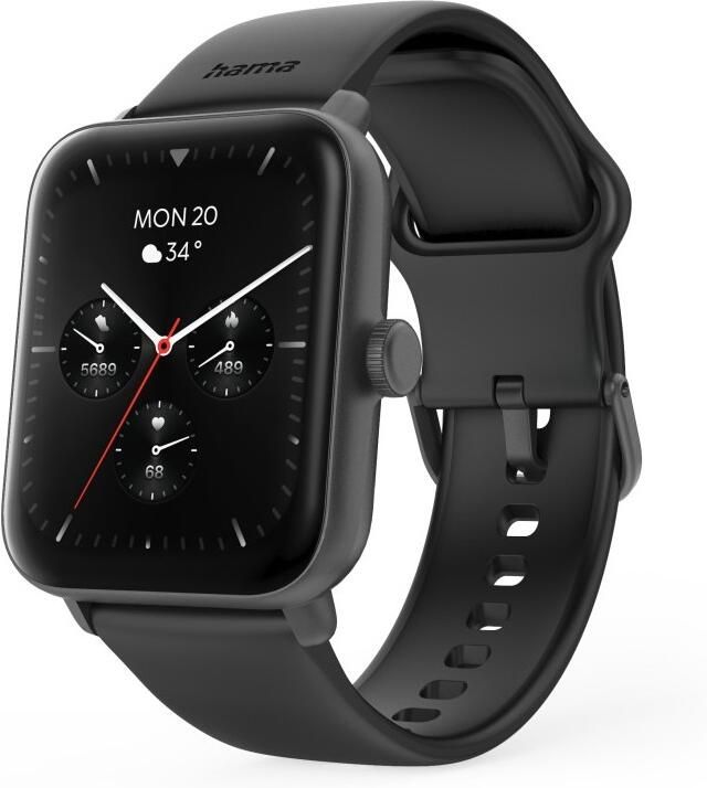Hama Smartwatch 6010 Smartwatch Zwart