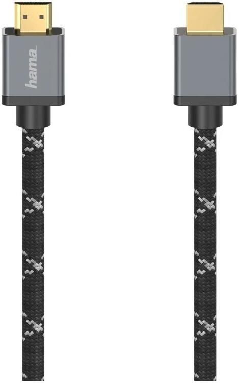 Hama Ultra high-speed HDMI-kabel connector-connector 8K metaal 2 0 m TV accessoire Zwart