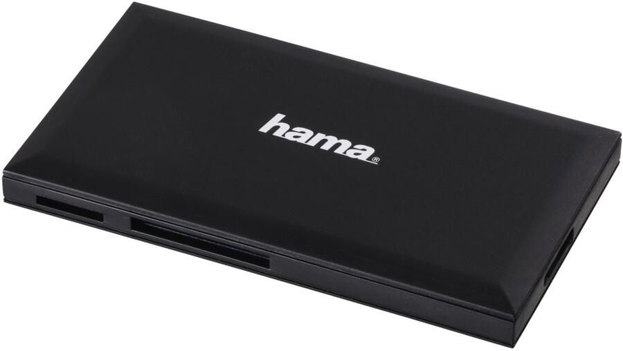 Hama USB-3.0-multi-kaartlezer SD microSD CF MS Desktop accessoire Zwart