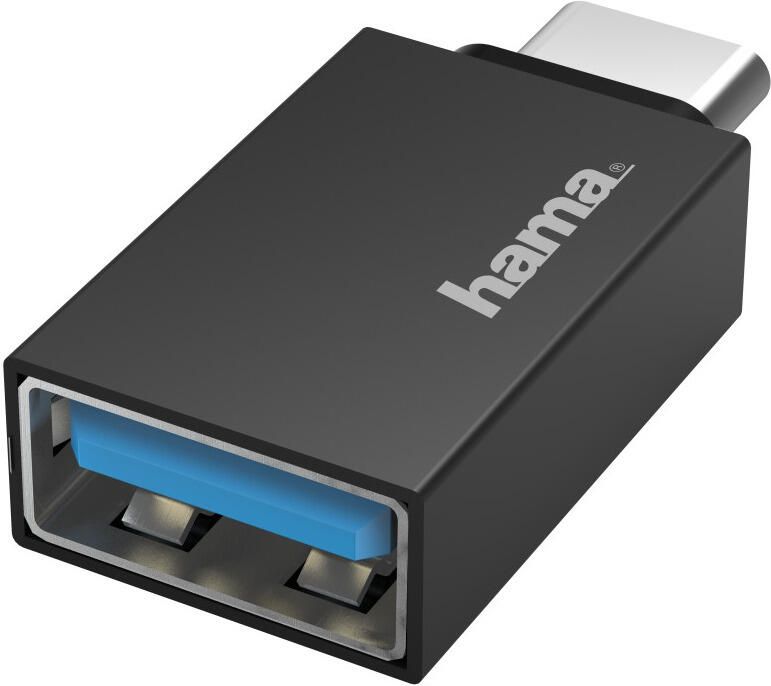 Hama USB-C-OTG-Adapter to USB-A USB 3.2 Gen1 5 Gbps Kabel Zwart