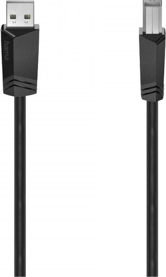 Hama USB-kabel USB 2.0 480 Mbit s 1 50 m Kabel Zwart