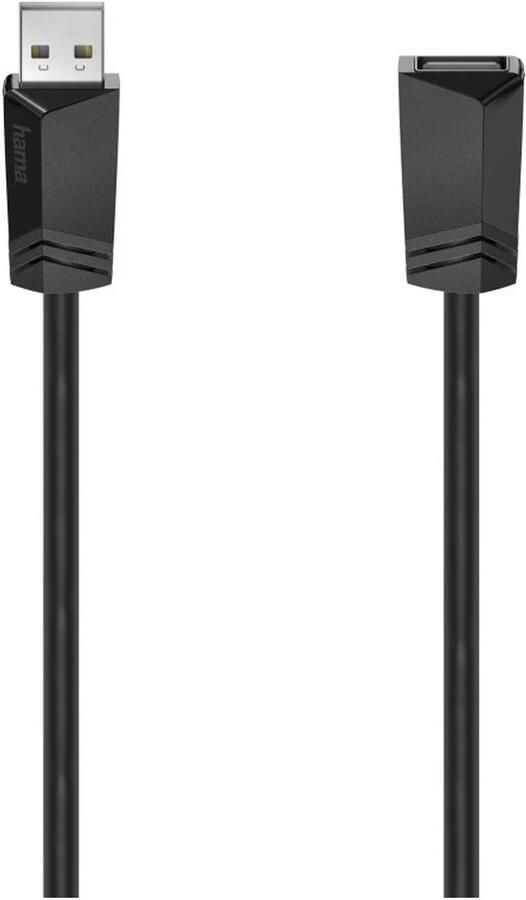Hama USB-VERLENGKABEL USB 2.0 480 MBIT S 1 50 M Kabel Zwart