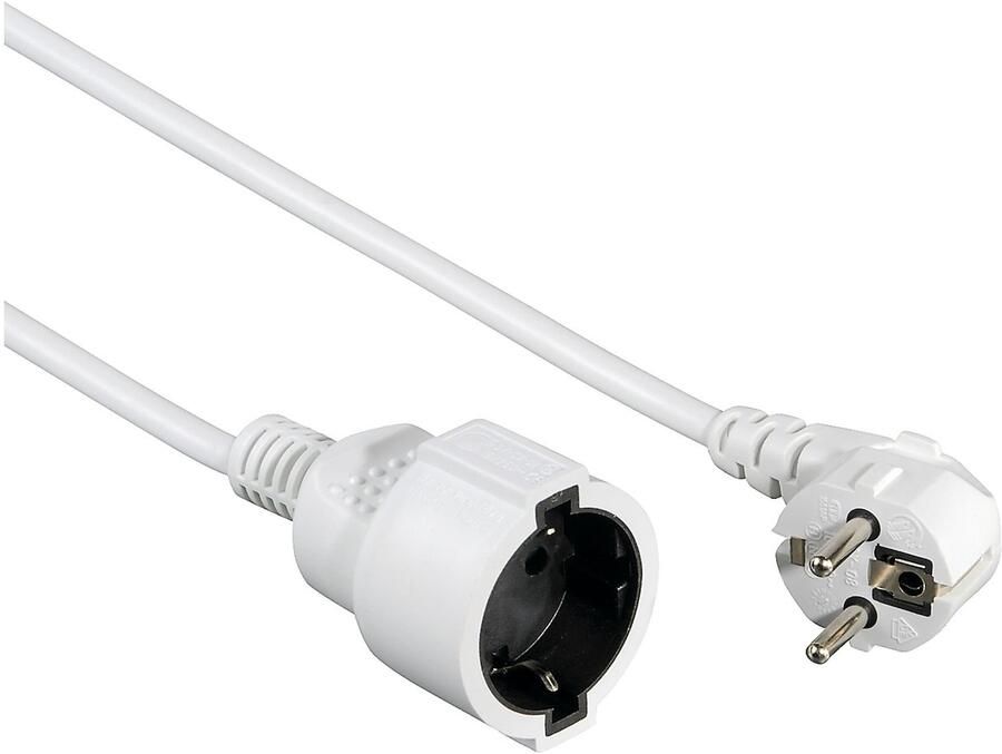 Hama Verlengsnoer Pro 5m Kabel Wit