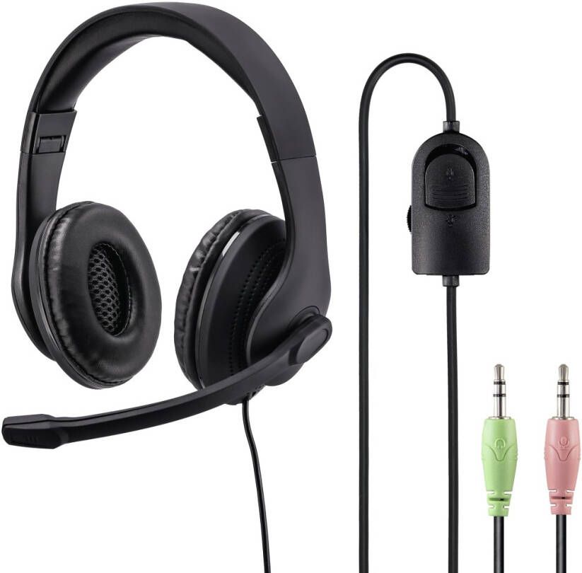Hama Pc-headset Pc-kantoor-headset "HS-P200" stereo zwart