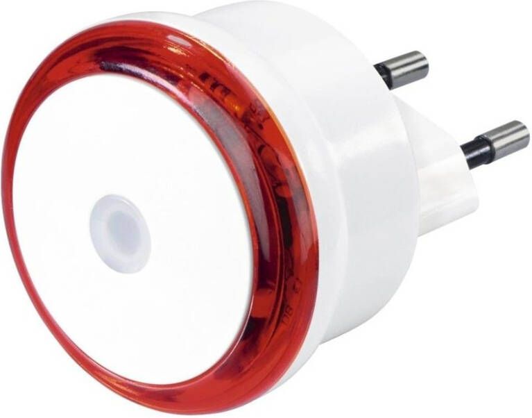 Hama Led-nachtlampje Basic met stekker schemersensor energiebesp. Rood