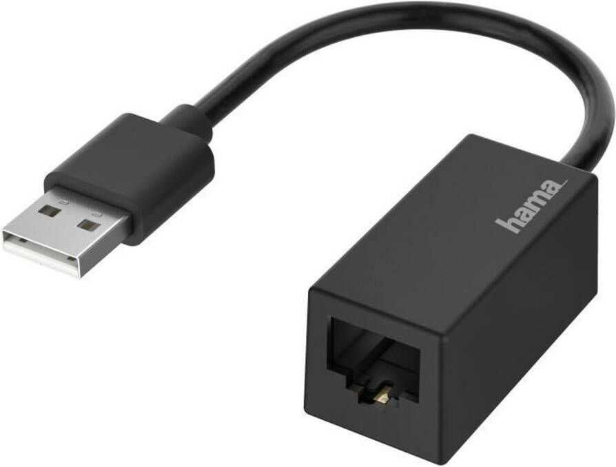 Hama Netwerk-adapter USB-stekker LAN Ethernet-aansluiting Fast-ethernet UTP kabel