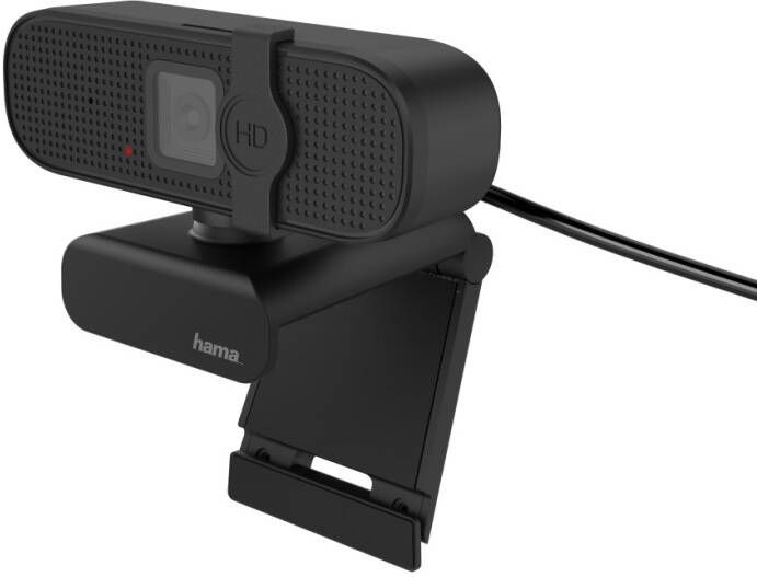 Hama Full HD-webcam PC webcam voor laptop PC streamen chatten met microfoon Windows Mac