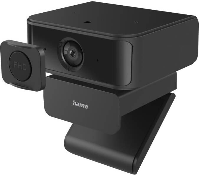 Hama Webcam Full HD streaming webcam-Face Tracking-microfoon-ruisonderdrukking extra functies: 1 4 inch-schroefdraad automatische belichtingsaanpassing