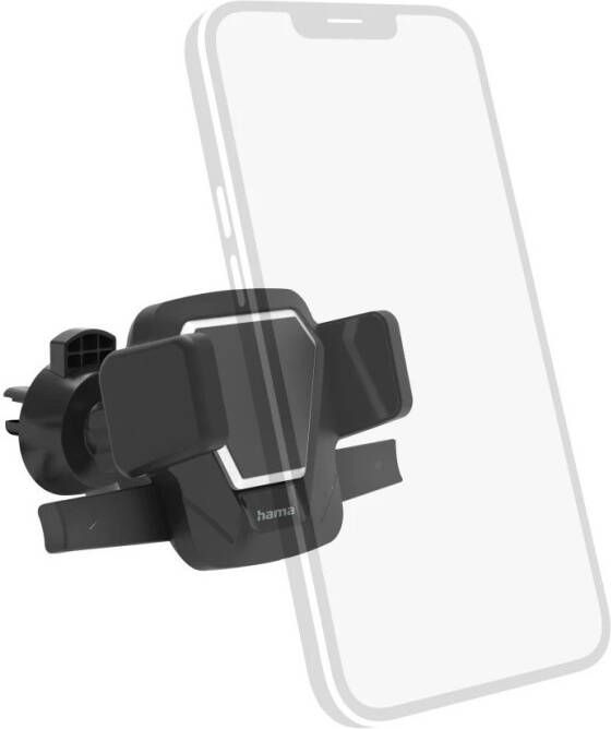 Hama Smartphone-houder Auto gsm-houder "Easy Snap" voor ventilatie 360° draaibaar universeel