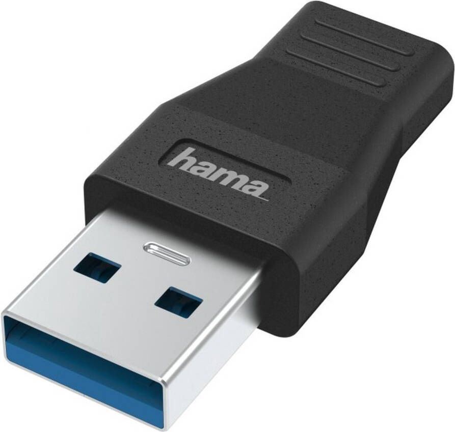 Hama USB-adapter USB-A-stekker USB-C-aansluiting USB 3.2 Gen1 5 Gbit s Desktop accessoire