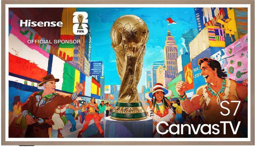 Hisense Canvas TV 55S7S (2026) 55 inch QLED TV