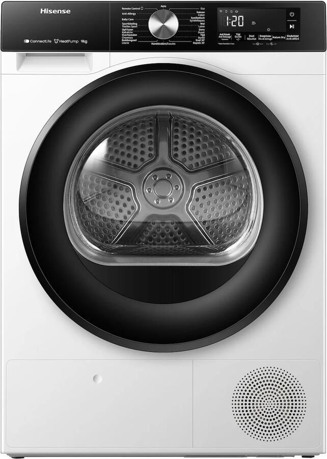 Hisense DH3S902BWCC Warmtepompdroger Wit