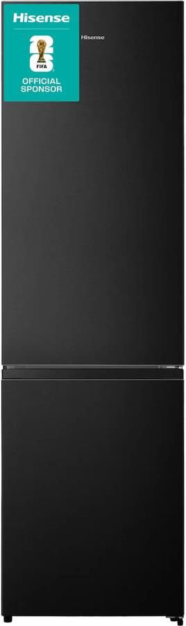Hisense RB440N4AFC Koelvriescombinatie vrijstaand Zwart 336 liter Rechtsdraaiend (omkeerbaar) C label 35 dB(A) NoFrost - Foto 2