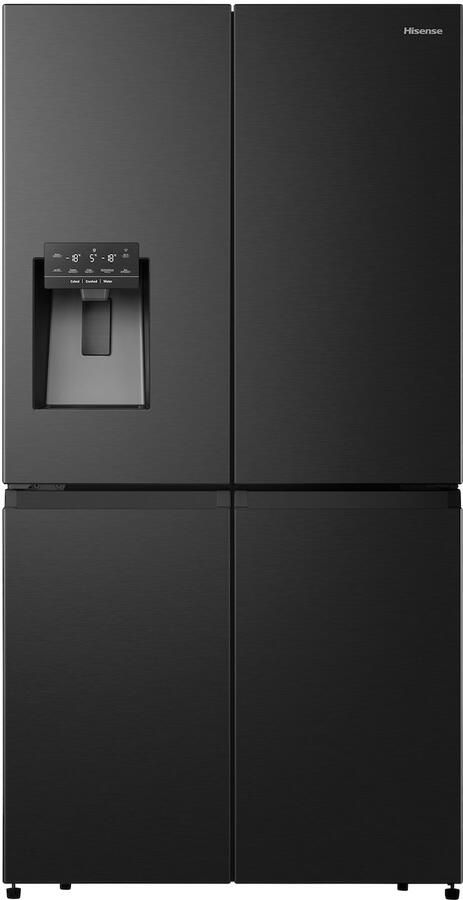 Hisense RQ760N4SBFE Amerikaanse koelkast Zwart