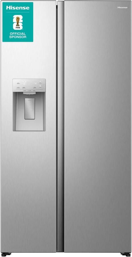 Hisense RS5P528STIE Amerikaanse koelkast Grijs