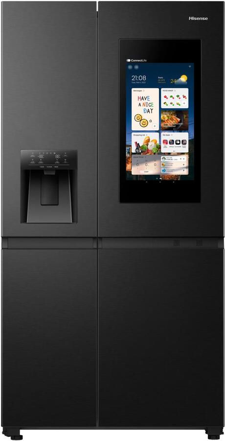 Hisense RS9P628GPFE Amerikaanse koelkast Zwart