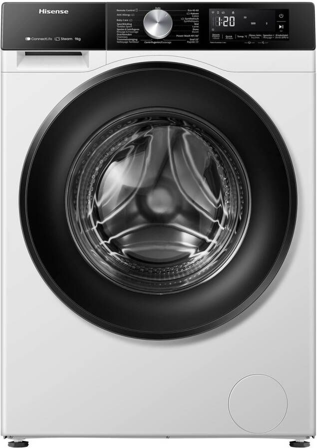 Hisense WF3S8043BW3 BLX Wasmachine Wit