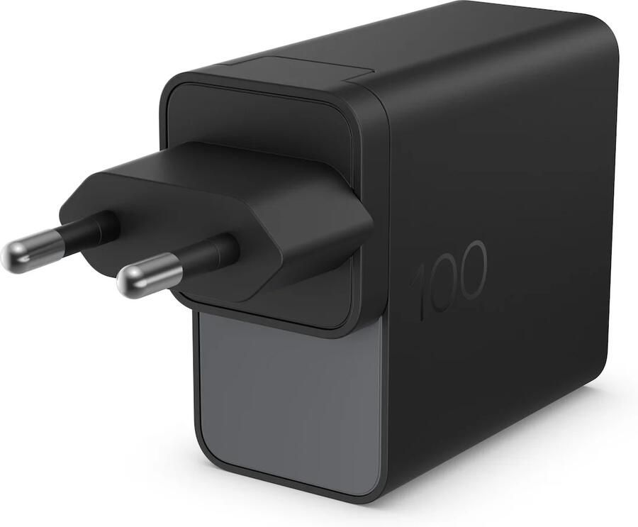 HP 100W GaN Wall Charger oplader Zwart