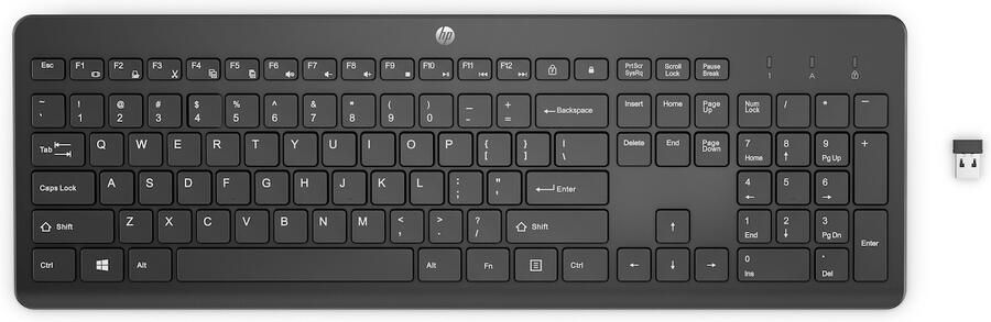 HP 230 Draadloos Toetsenbord Zwart