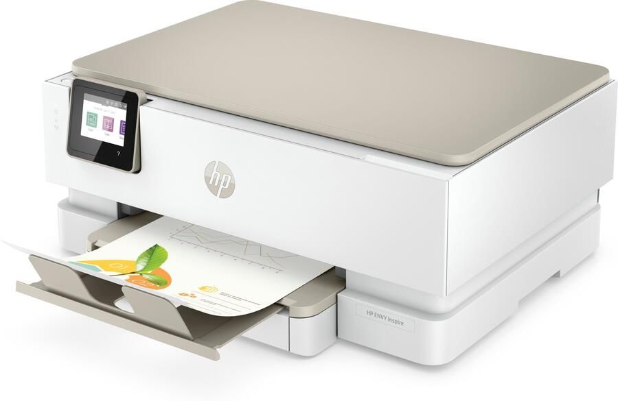HP Envy Inspire 7224e AIO All-in-one inkjet printer Beige