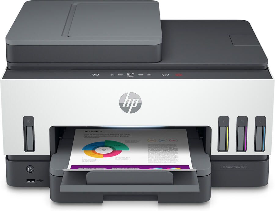 HP Smart Tank 7605 All-in-One | Printers | 0195908302643