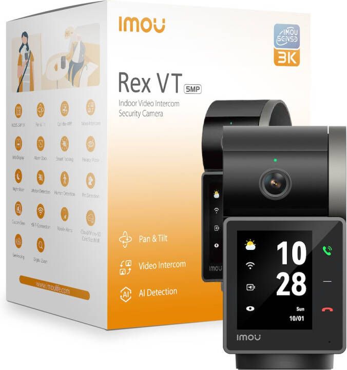 Imou Rex VT Pro IP-camera Zwart