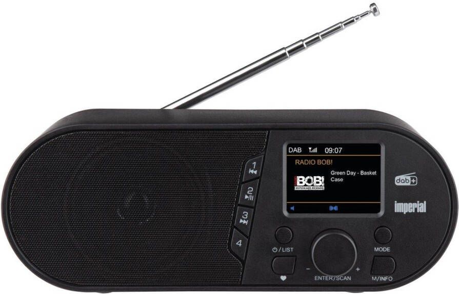 Imperial Nedis DAB+ Radio 22-314-00 Zwart