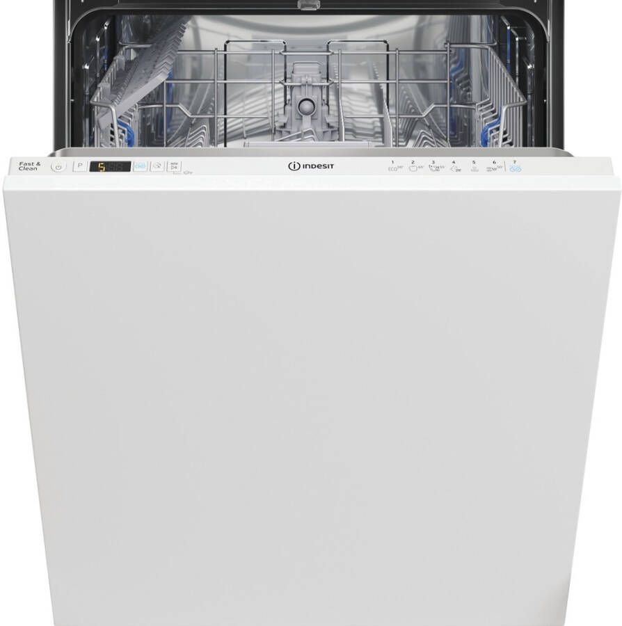 Indesit DIC3B+16A -Voll. inbouw vaatwasser Stil A+ Eco Display Start uitstel