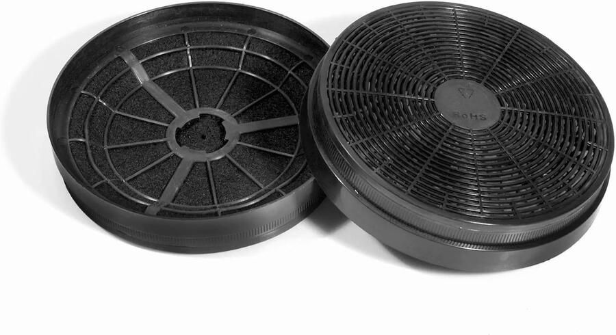 Inventum 2KSF002 koolstoffilter voor afzuifkap Ø176 x 35mm set van 2