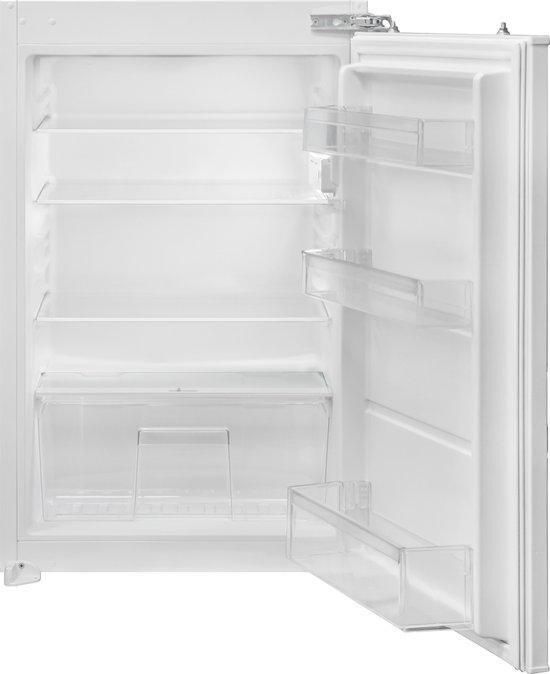 Inventum IKK0882D Inbouw koelkast Nis 88 cm 126 liter Superkoelen 4 plateaus Deur op deur Wit - Foto 3