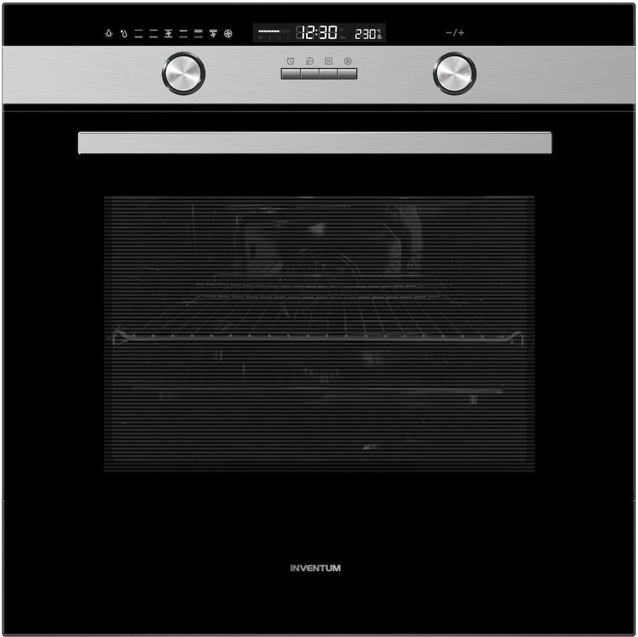 Inventum IOM6170RK Inbouw combi-oven Multifunctioneel Hetelucht Grill 70 liter 60 cm hoog Tot 250 graden Zwart RVS - Foto 2