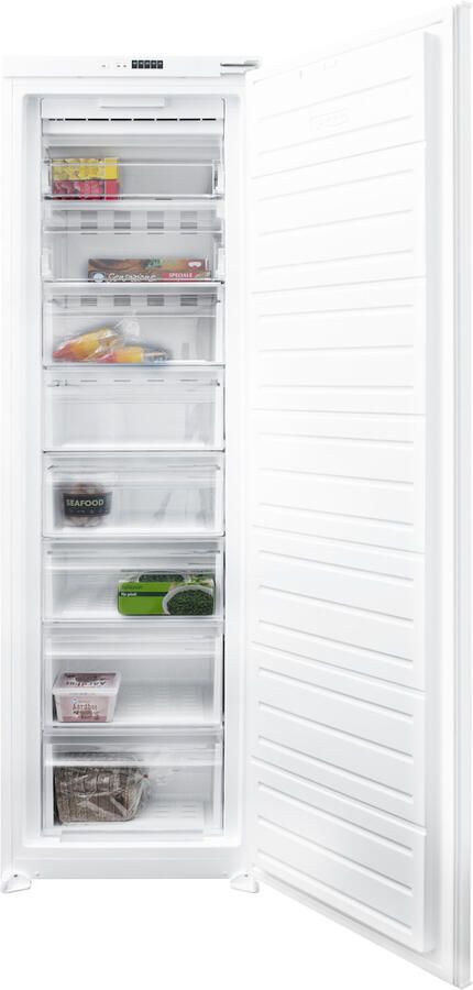Inventum IVR1785S Inbouw vriezer Nis 178 cm 197 liter No Frost Supervriezen 8 lades vakken Sleepdeur Wit