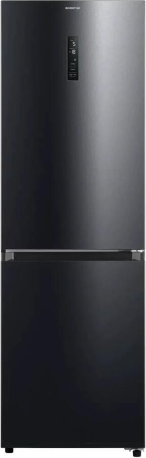 Inventum KV1850B Vrijstaande koel-vriescombinatie No Frost Stil: 35 dB 338 liter Zwart RVS - Foto 2