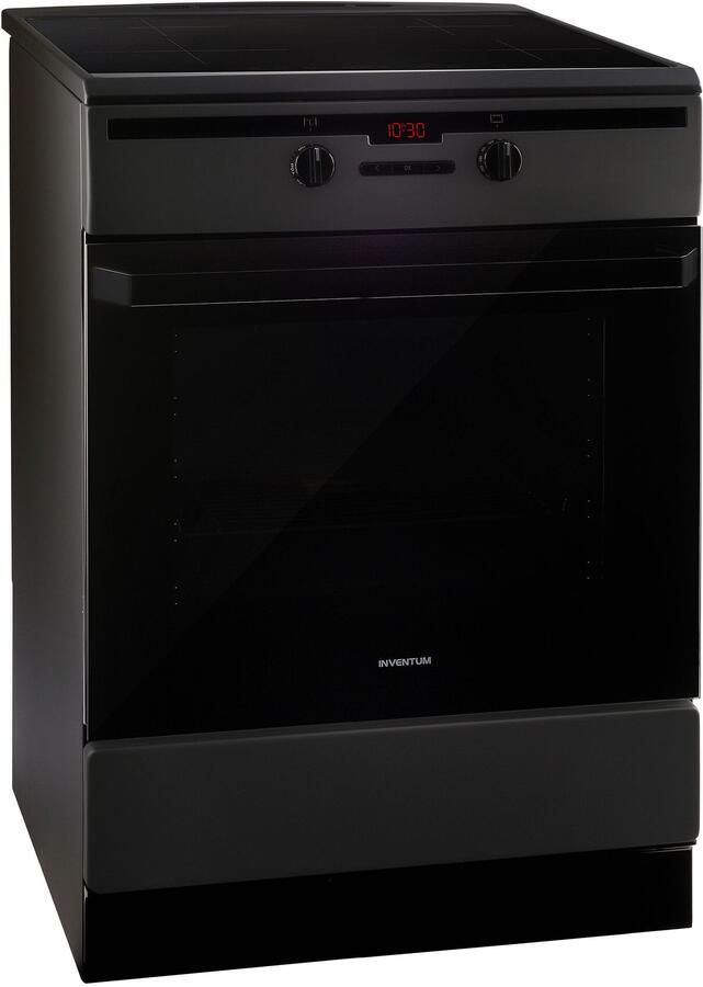 Inventum VFI5042ZWA Vrijstaand inductie fornuis Elektrische oven 4 kookzones 50 cm 65 liter Zwart - Foto 2