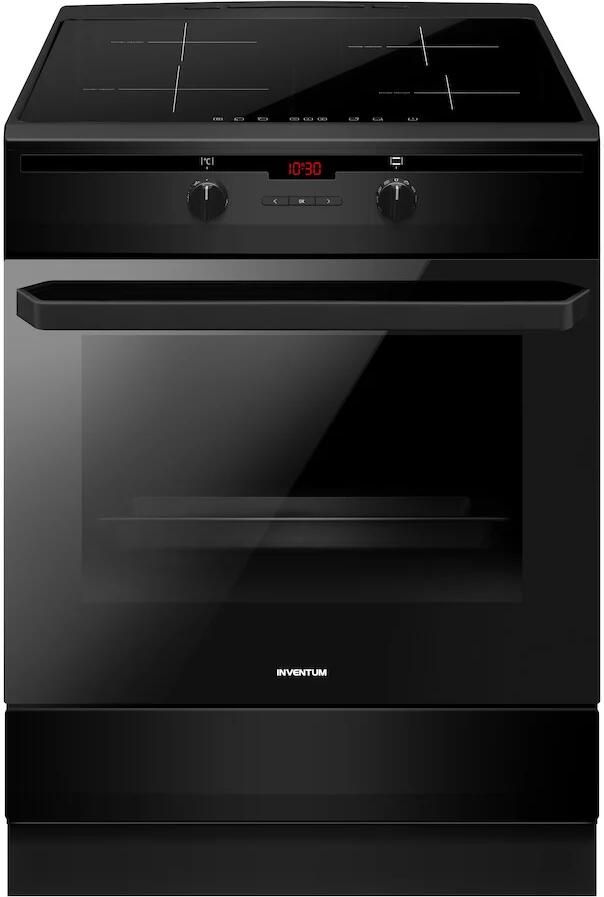 Inventum VFI6042ZWA Vrijstaand inductie fornuis Elektrische oven 4 kookzones 60 cm 65 liter Zwart - Foto 2