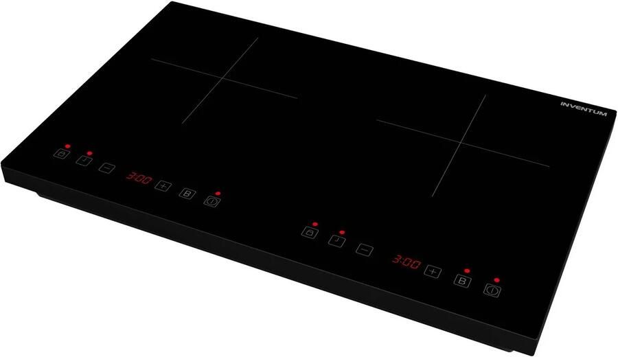 Inventum Inductiekookplaat 2 kookzones Zwart