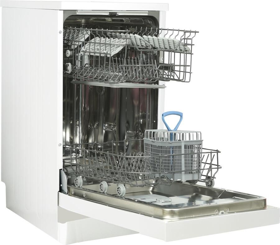 Inventum VVW4530AW Smalle vaatwasser Vrijstaand 10 couverts 5 programma s Bestekmandje Wit - Foto 2