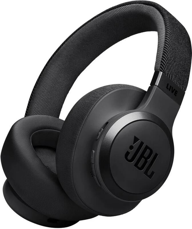 JBL Wireless hoofdtelefoon LIVE 770NC met Signature Sound en Surround Sound Draadloze Over Ear hoofdtelefoon met True Adaptive Noise Cancelling