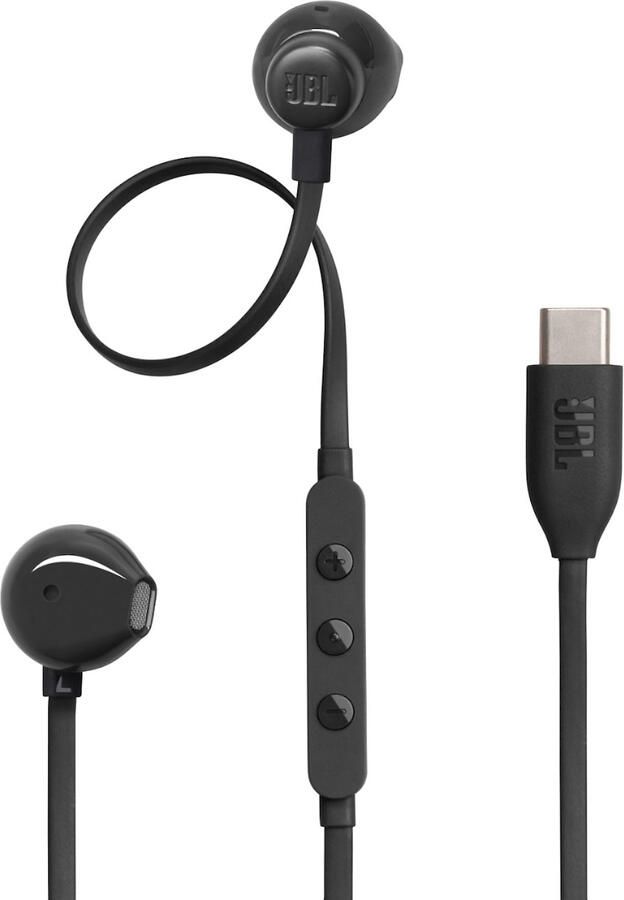 JBL Tune 305C In-ear oordopjes Zwart