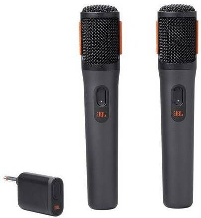 JBL Partybox Wireless Mic Microfoon Zwart