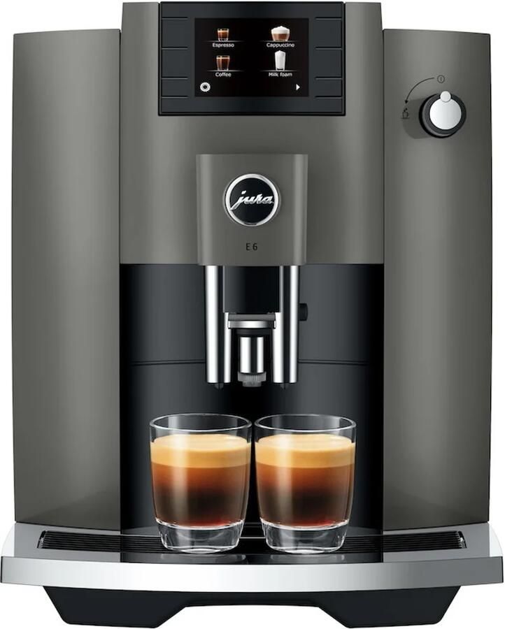 JURA E6 Dark Inox (EC) Model 2022 volautomatische espressomachine - Foto 2