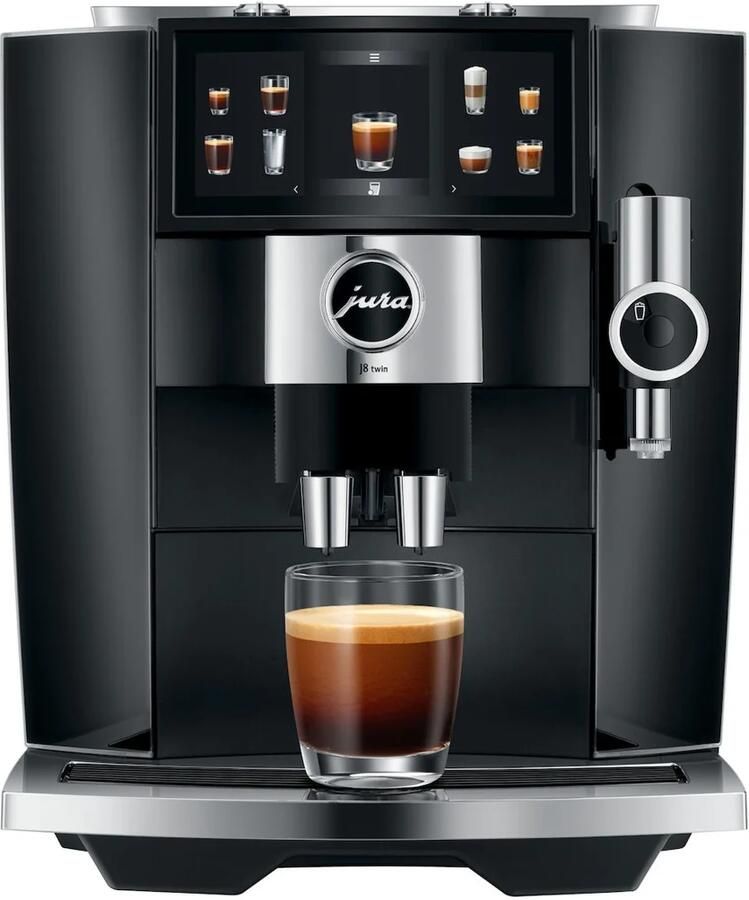 JURA J8 Twin- Volautomatische espressomachine Diamond Black AE - Foto 3