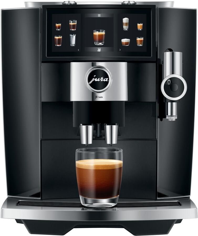JURA J8 Twin- Volautomatische espressomachine Diamond Black AE - Foto 2