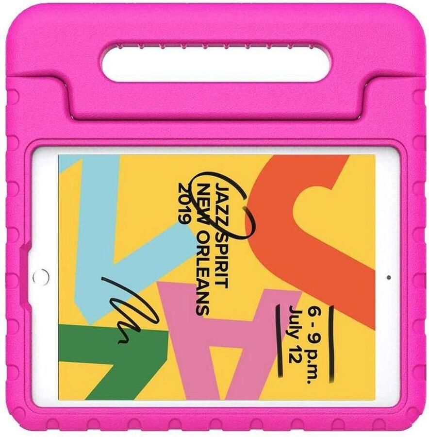 Just in Case Kids Cover voor Apple iPad 10 2 Tablethoesje Roze