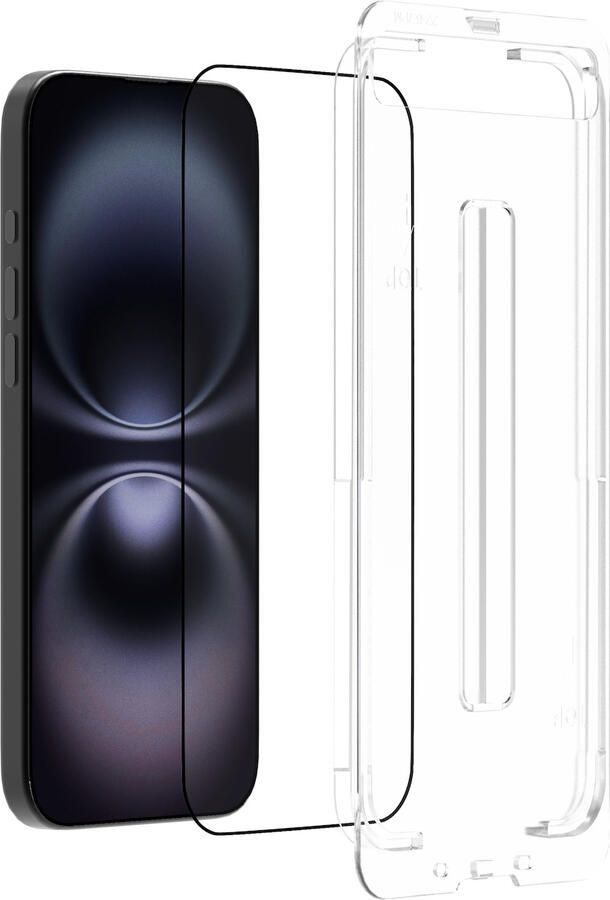 Just in Case Tempered Glass voor Apple iPhone 16 Pro hulpstuk 1-pack Smartphone screenprotector